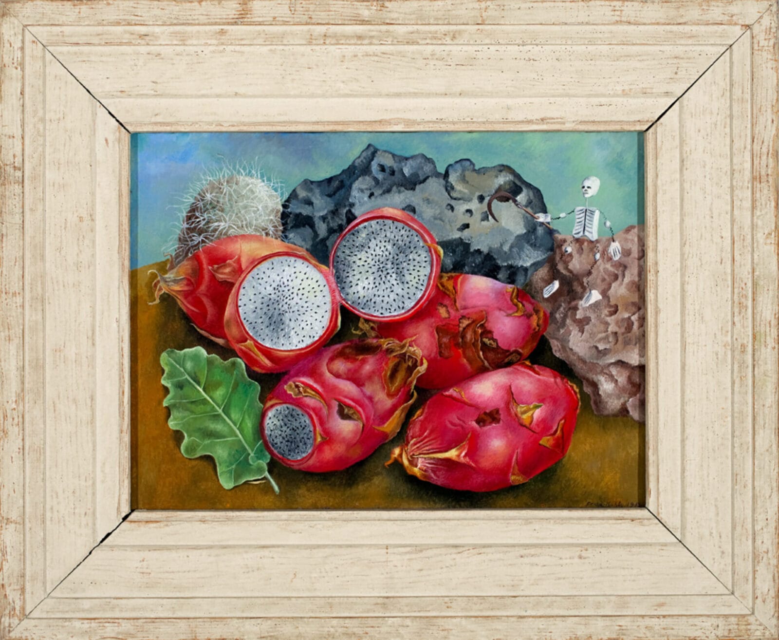 Pitahayas. Artist: Frida Kahlo. Date: 1938. Medium: óleo sobre aluminio / oil on aluminum.