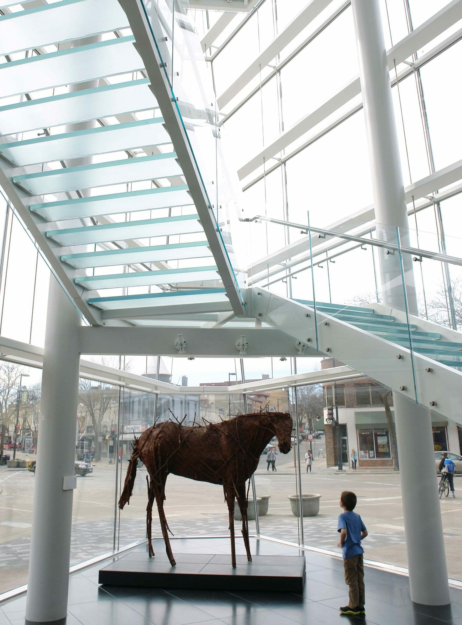 Deborah Butterfield's sculpture of a horse