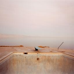 Richard Misrach, Diving Board #8, Salton Sea, 1983. Dye-coupler print, 20 x 24 inches. Museum Purchase Fund.