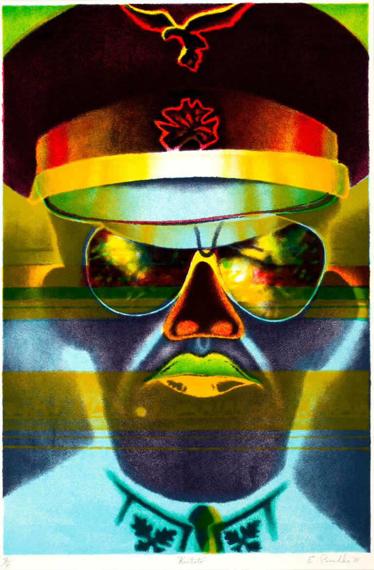 Kontato. Artist: Ed Paschke. Date: 1984. Medium: lithograph on paper.