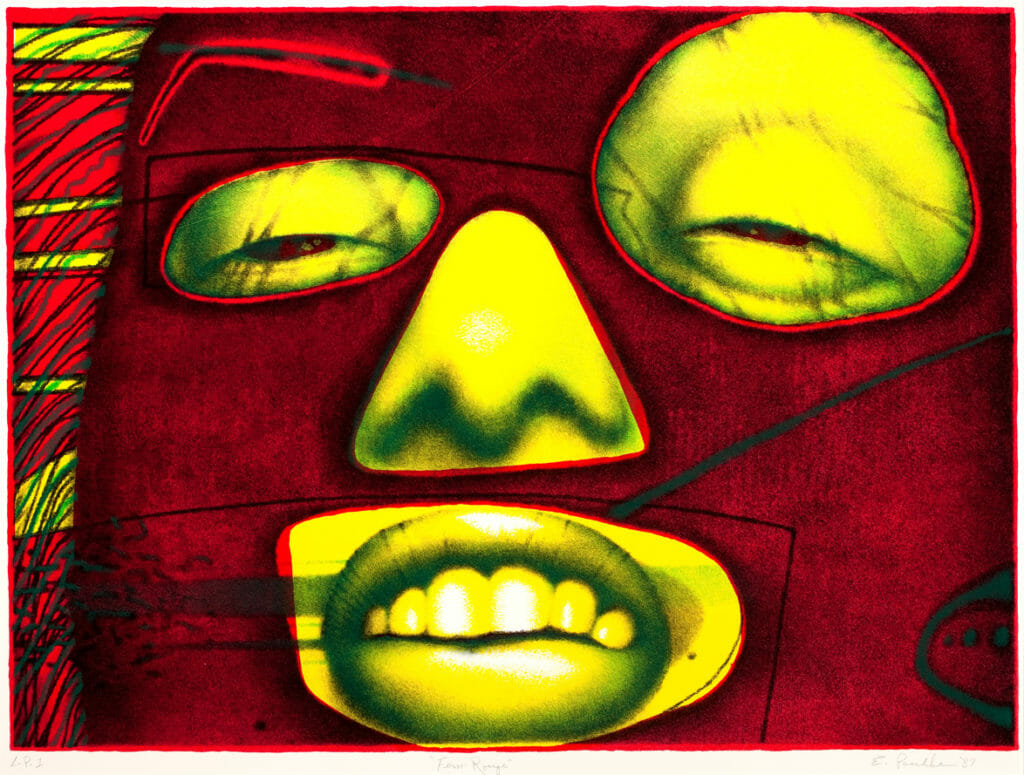 Fem-Rouge. Artist: Ed Paschke. Date: 1987. Medium: lithograph on paper.