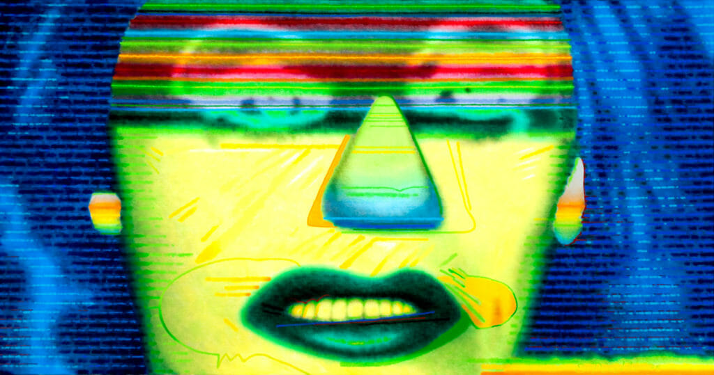 Suture. Artist: Ed Paschke. Date: 1985. Medium: oil on linen.