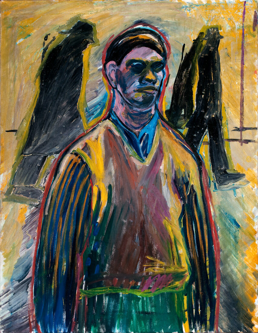 Self-Portrait. Artist: James Falconer. Date: 1964. Medium: oil on canvas.