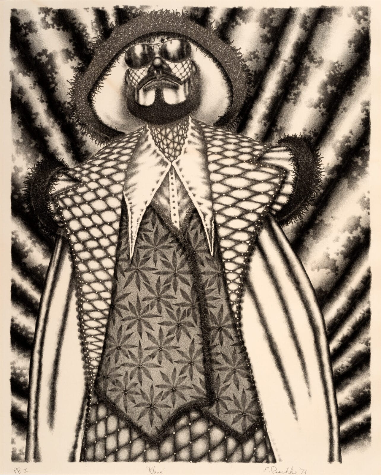 Klaus. Artist: Ed Paschke. Date: 1976. Medium: lithograph.