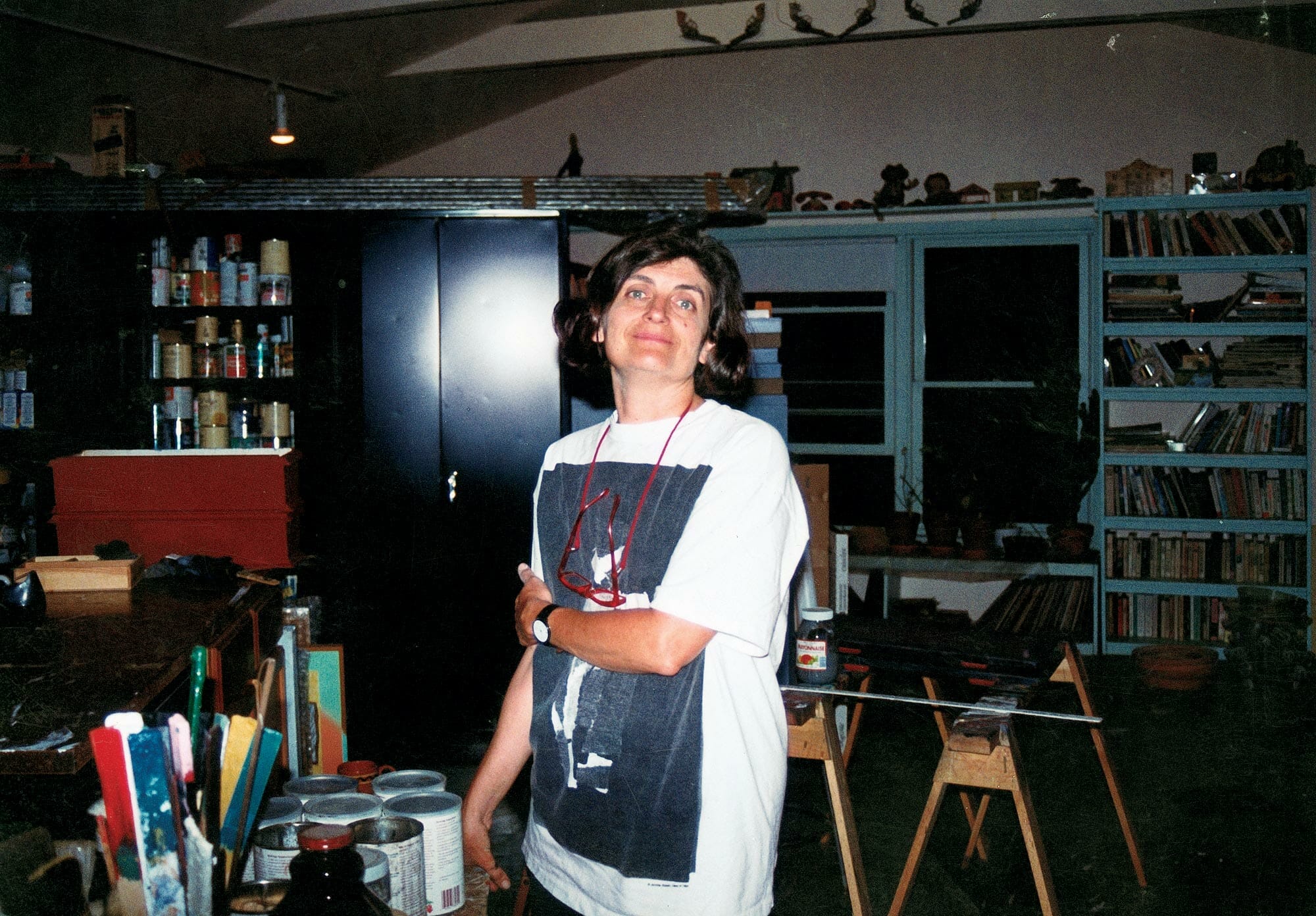 Hollis Sigler in Her Studio