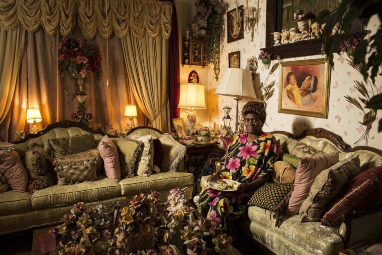 Lois Bielefeld, Wednesday: Willie Mae. 2013, from the series Weeknight Dinners, 2013–present. Color photograph, 25 x 36 inches. Courtesy of the artist.