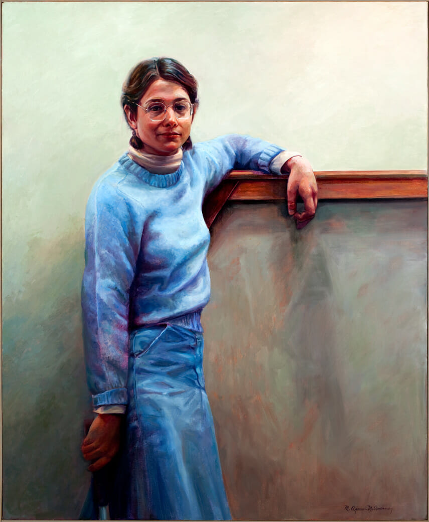 Portrait of a Painter. Artist: Marlyn Agnew. Date: 1982. Medium: oil on canvas.