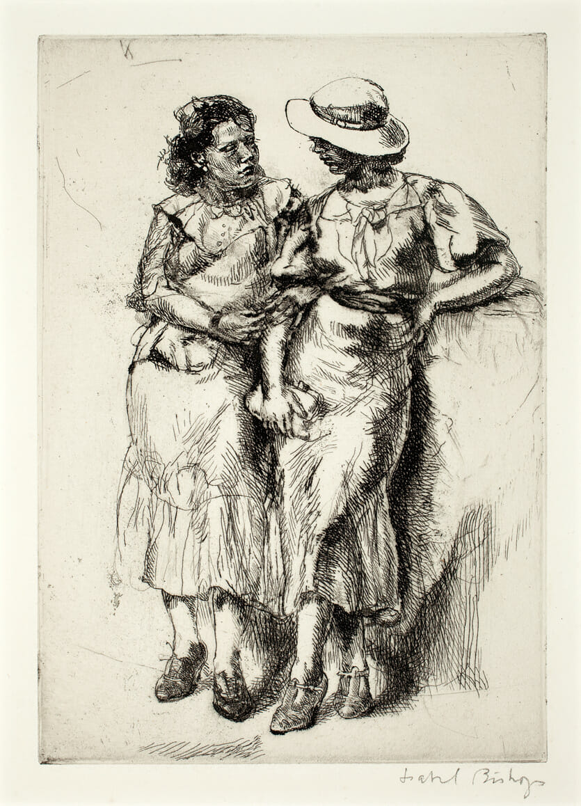 Noon Hour. Artist: Isabel Bishop. Date: 1935. Medium: etching.