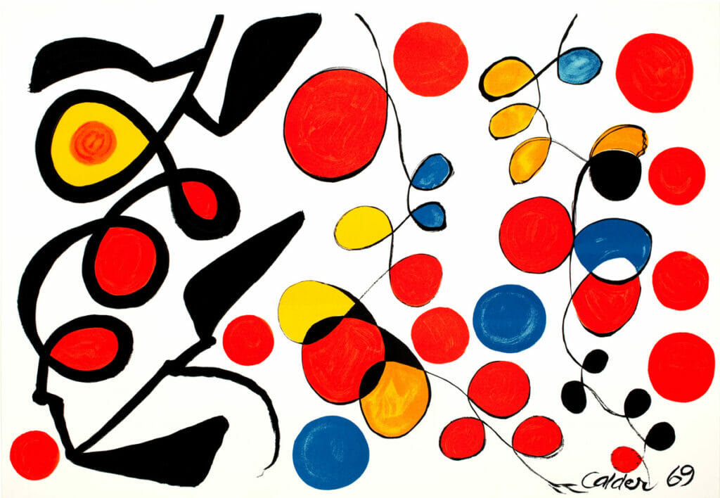 Spring Carnival. Artist: Alexander Calder. Date: 1969. Medium: lithograph.