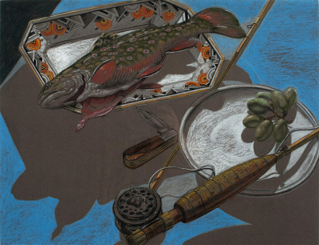 Trout. Artist: Jack Beal. Date: 1976. Medium: pastel.