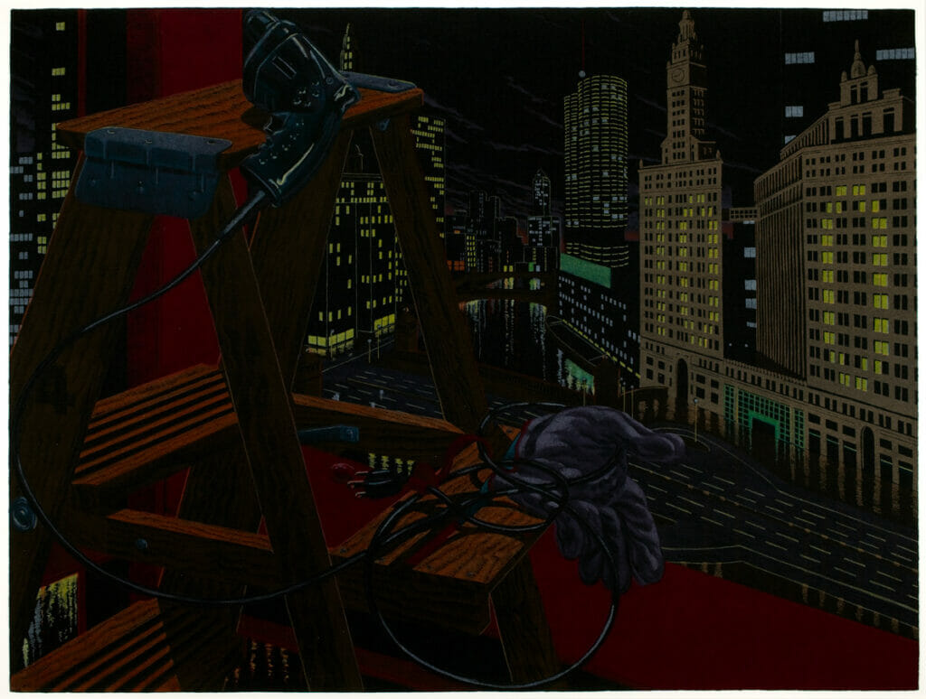 Chicago. Artist: Jack Beal. Date: 1979. Medium: lithograph.