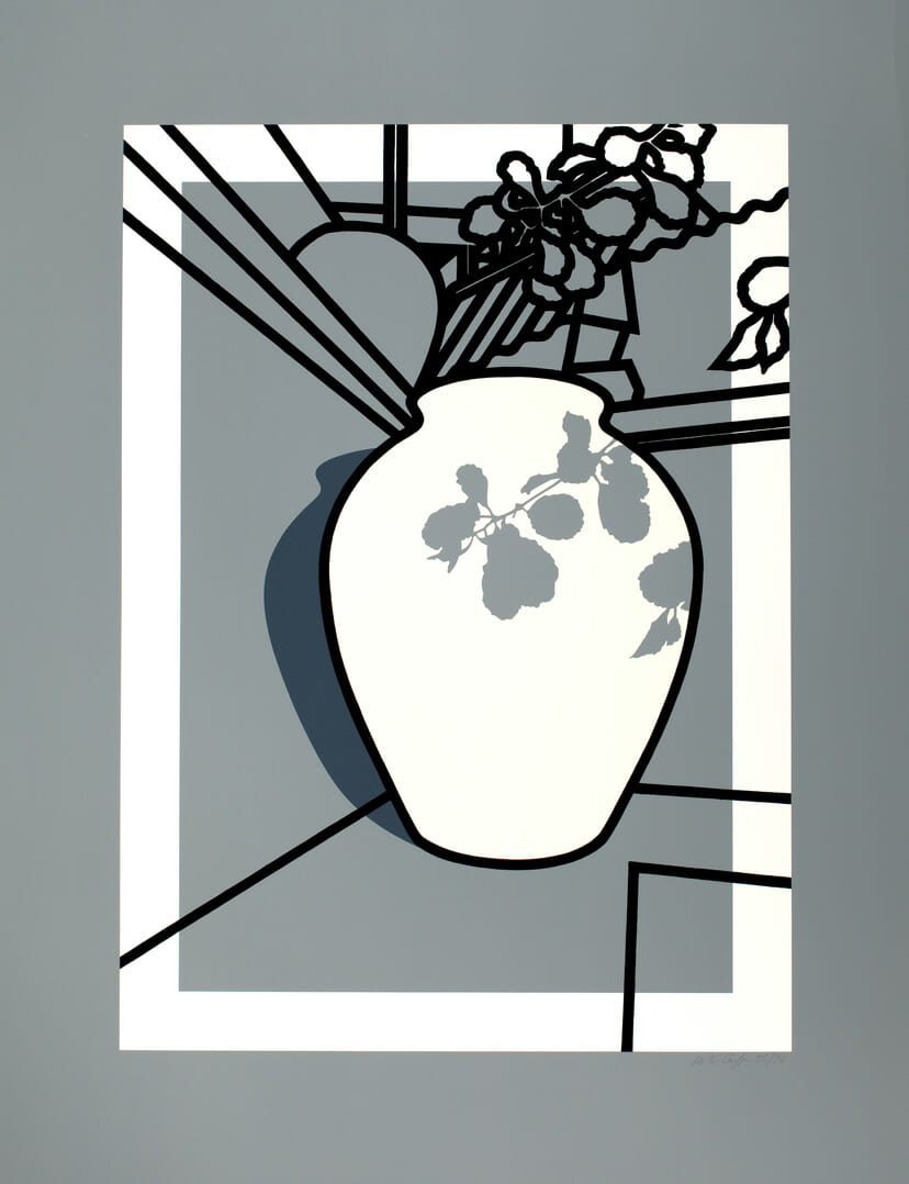 White Pot. Artist: Patrick Caulfield. Date: 1975. Medium: screenprint.