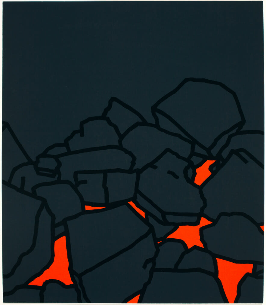 Coal Fire. Artist: Patrick Caulfield. Date: 1969. Medium: screenprint.