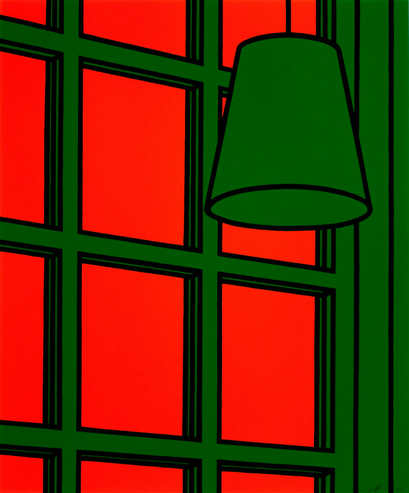 Interior-Evening. Artist: Patrick Caulfield. Date: 1970. Medium: screenprint.