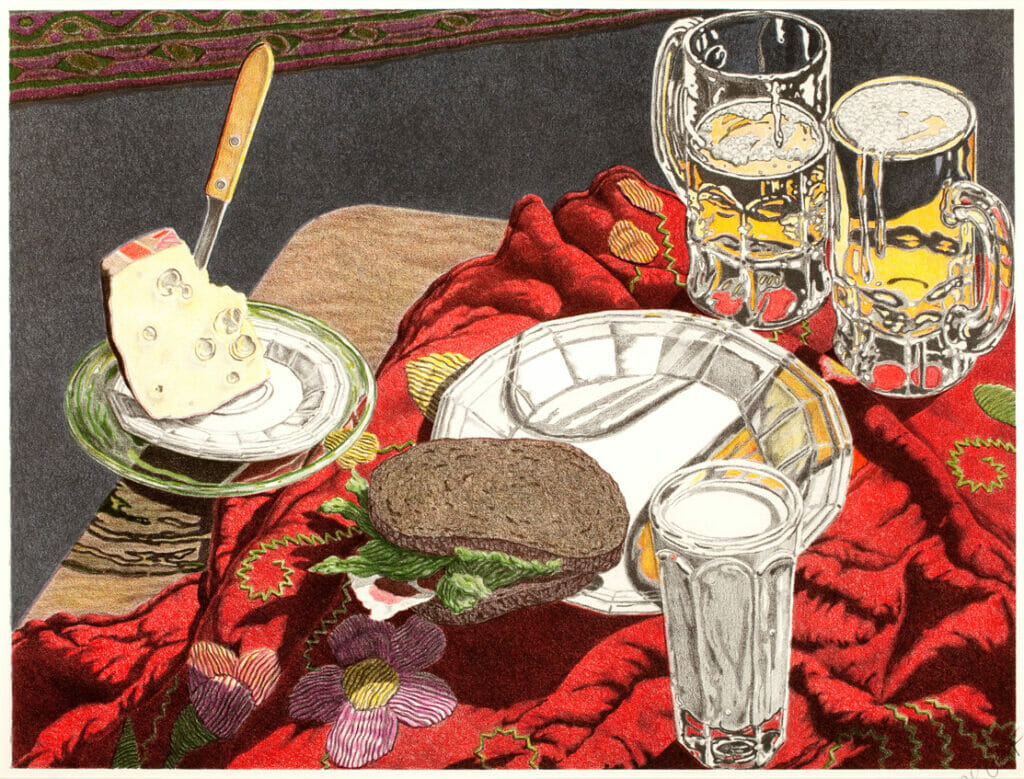 Wisconsin Still Life. Artist: Jack Beal. Date: 1980. Medium: lithograph.