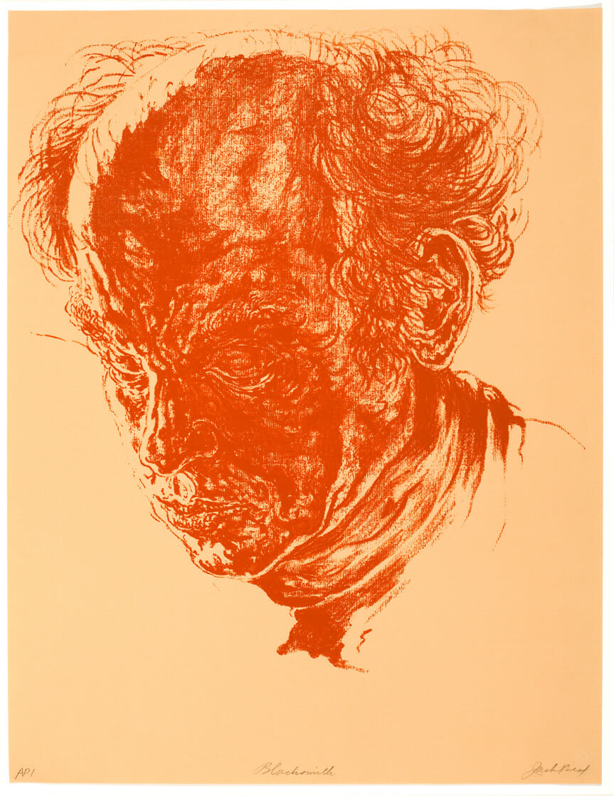 Blacksmith. Artist: Jack Beal. Date: 1977. Medium: screenprint.