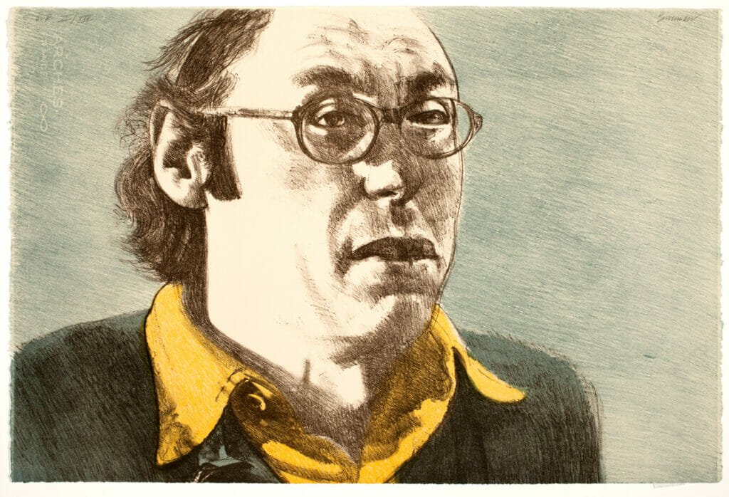 S. P. (Self-Portrait). Artist: Harvey Breverman. Date: 1980. Medium: lithograph.