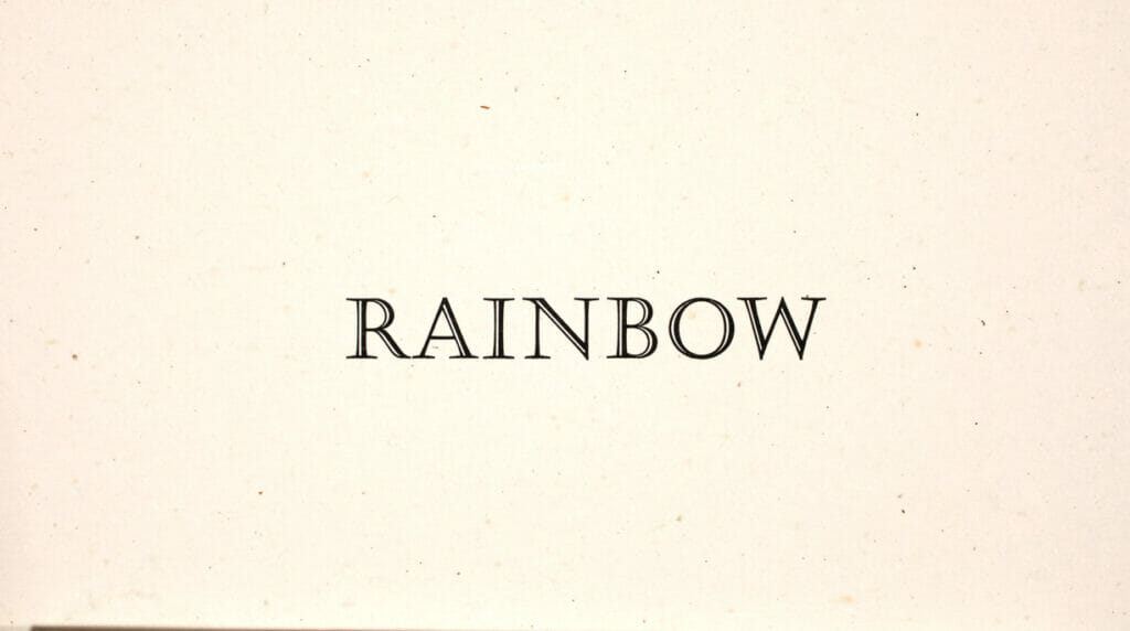 Rainbow. Artist: Jack Cowin. Date: 1986. Medium: photogravure, lithograph, and etching with aquatint.