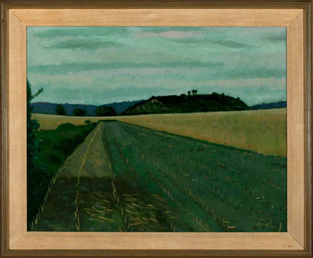 Late August Fields. Artist: Gibson Byrd. Medium: oil on canvas.