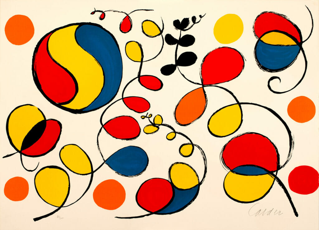 L’espoir du Volubius. Artist: Alexander Calder. Date: 1973. Medium: lithograph.