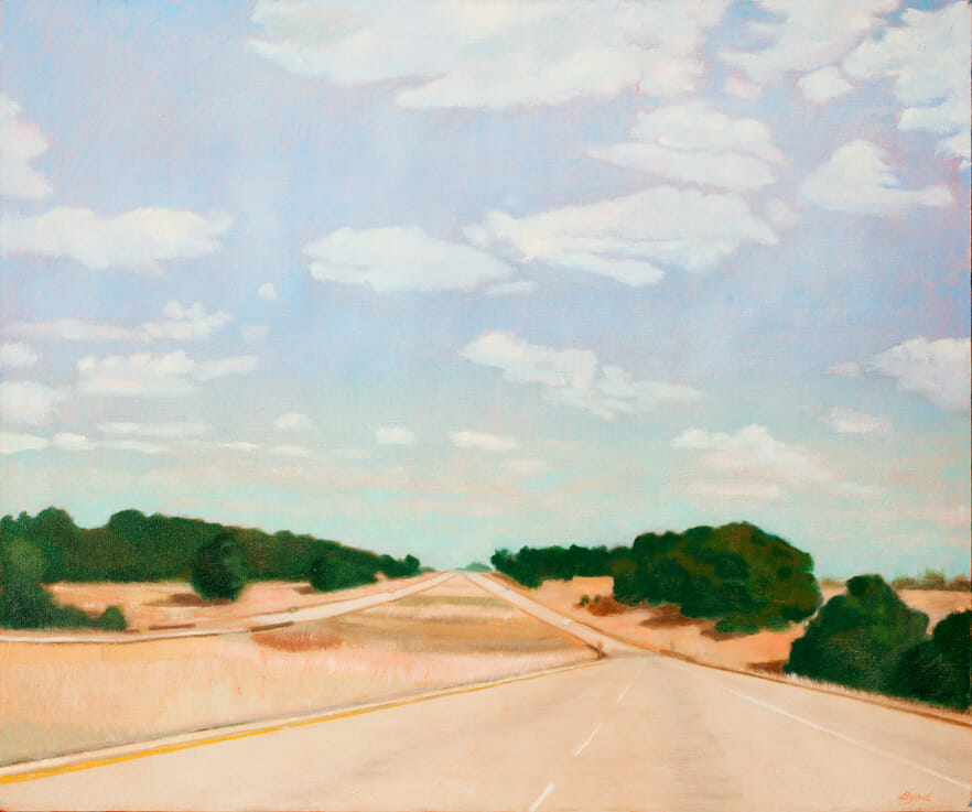 Interstate Vista. Artist: Gibson Byrd. Date: 1986. Medium: oil on canvas.