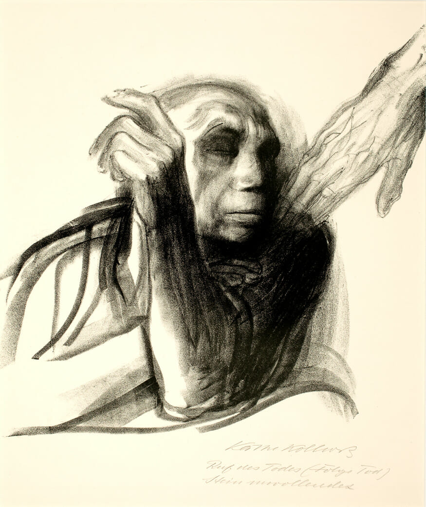 Call of Death (Ruf des Todes). Artist: Käthe Kollwitz. Date: c. 1937. Medium: lithograph.