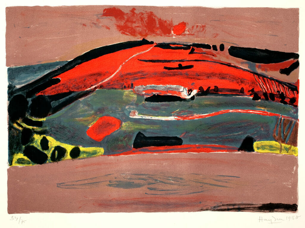 La Colline Rouge. Artist: Henri Hayden. Date: 1968. Medium: lithograph.