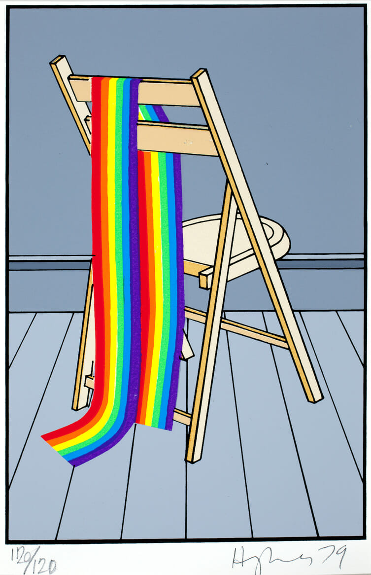 The Domestic Life of a Rainbow. Artist: Patrick Hughes. Date: 1979. Medium: screenprint.