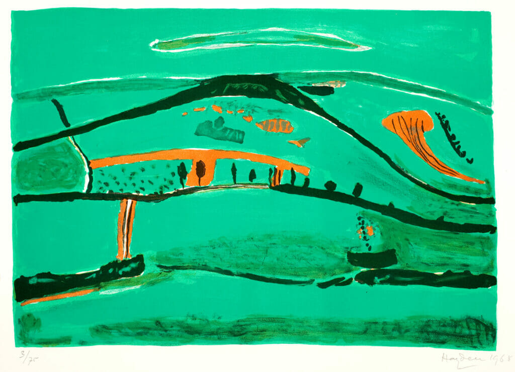 Paysage Vert. Artist: Henri Hayden. Date: 1968. Medium: lithograph.