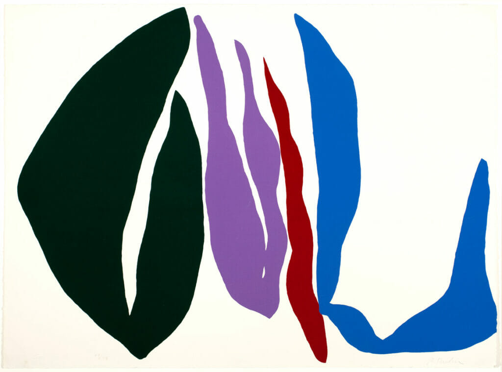 Untitled. Artist: Ray Parker. Date: 1969. Medium: color liithograph on paper.