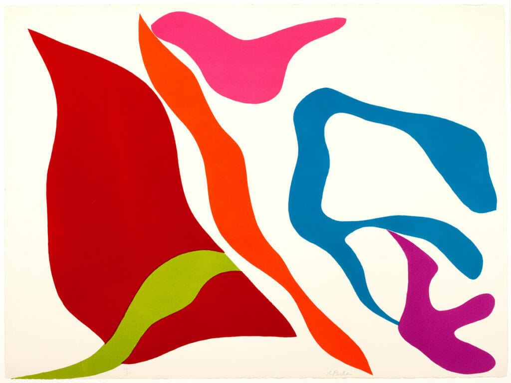 Untitled. Artist: Ray Parker. Date: 1969. Medium: color lithograph on paper.