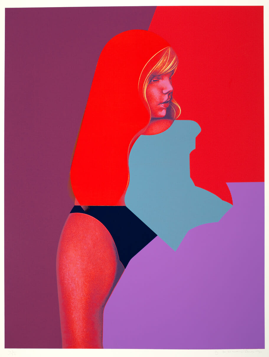 Jane Doll. Artist: Graham Ovenden. Date: 1971. Medium: screenprint.