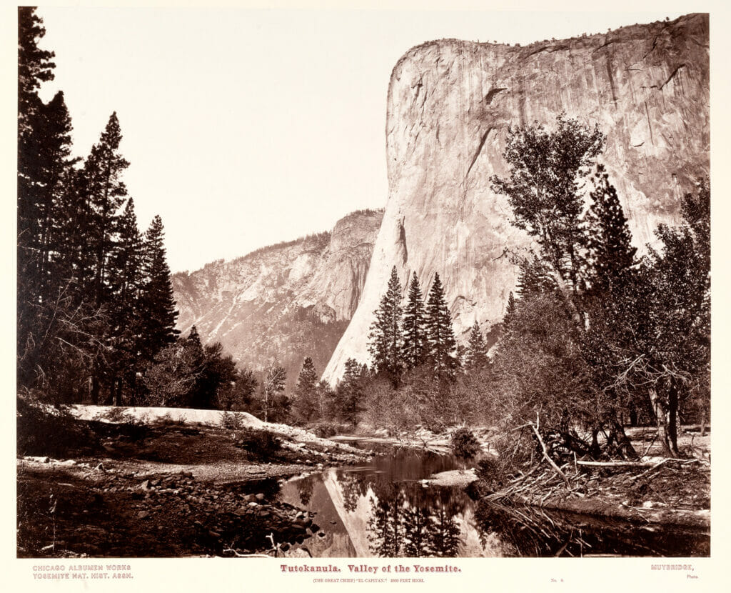 Tutokanola Valley of the Yosemite No. 9. Artist: Eadweard Muybridge. Date: 1977. Medium: copy print.