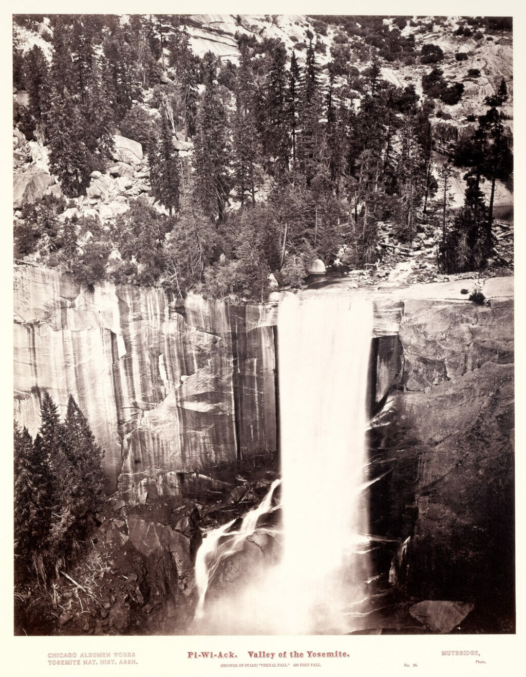 Pi-Wi-Ack, Valley of the Yosemite No. 29. Artist: Eadweard Muybridge. Date: 1977. Medium: copy print.