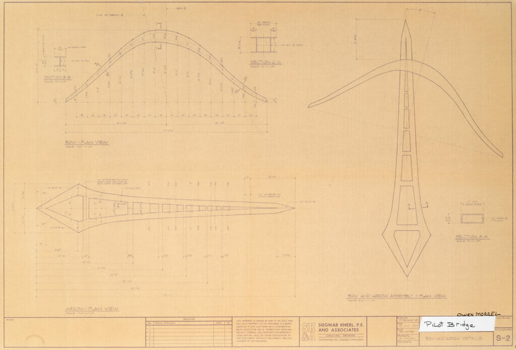 Pilot Bridge Blueprint. Artist: Owen Morrel. Medium: blueprint.