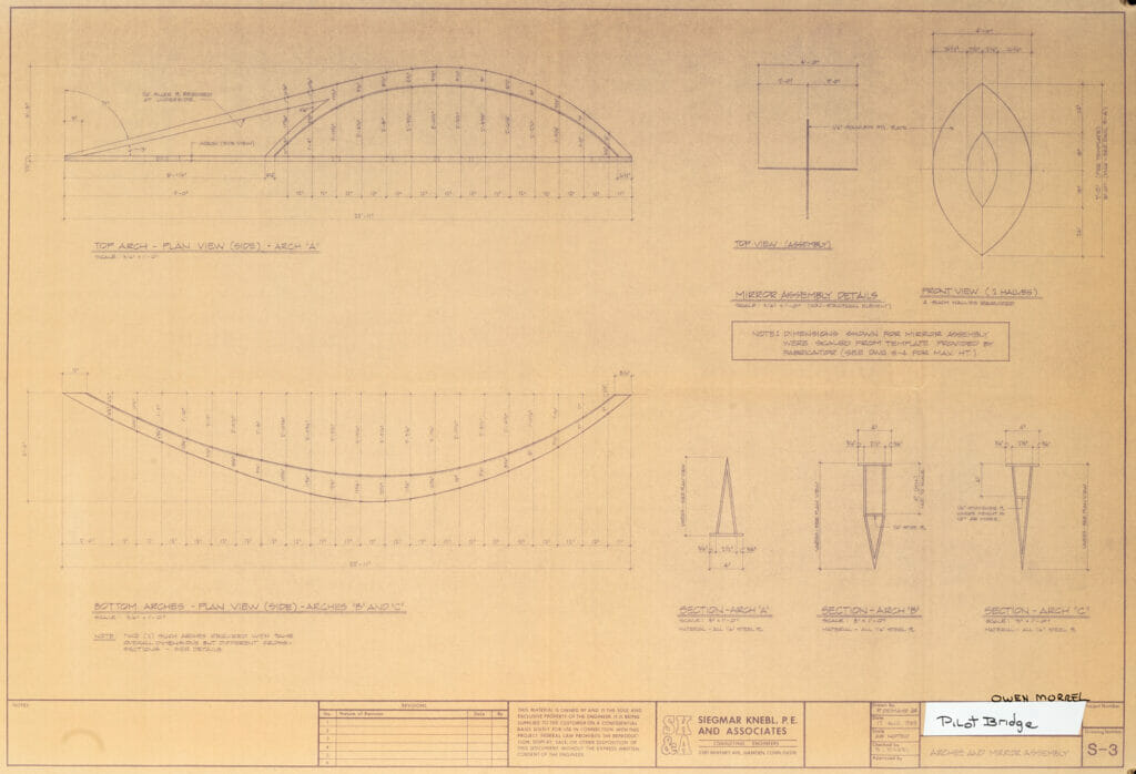 Pilot Bridge Blueprint. Artist: Owen Morrel. Medium: blueprint.