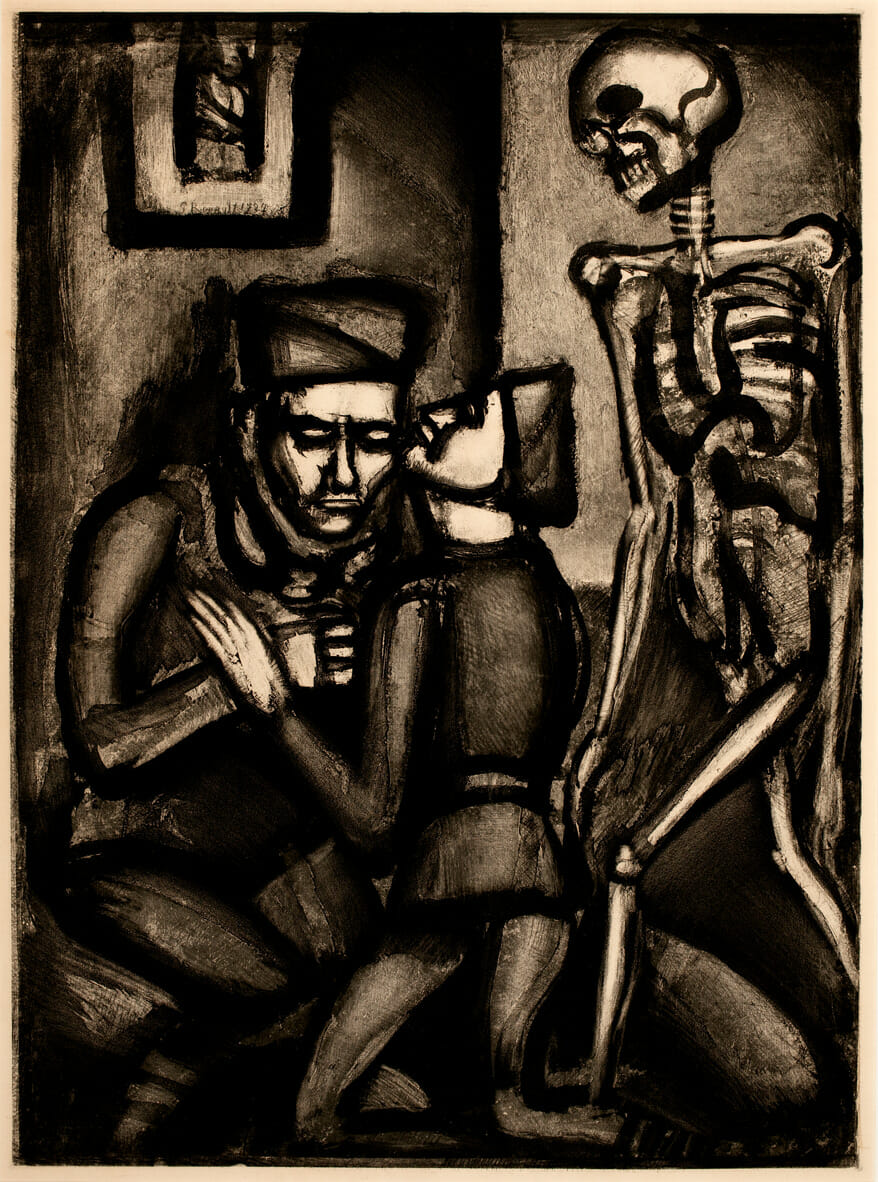 Ce Sera la Derniere, Petit Pere [This will be the last time, little father!]. Artist: Georges Rouault. Date: 1927. Medium: etching and aquatint over heliogravure.