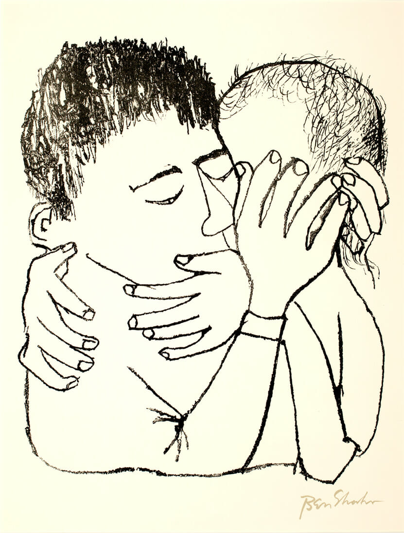 memories of many nights of love. Artist: Ben Shahn. Date: 1968. Medium: lithograph.