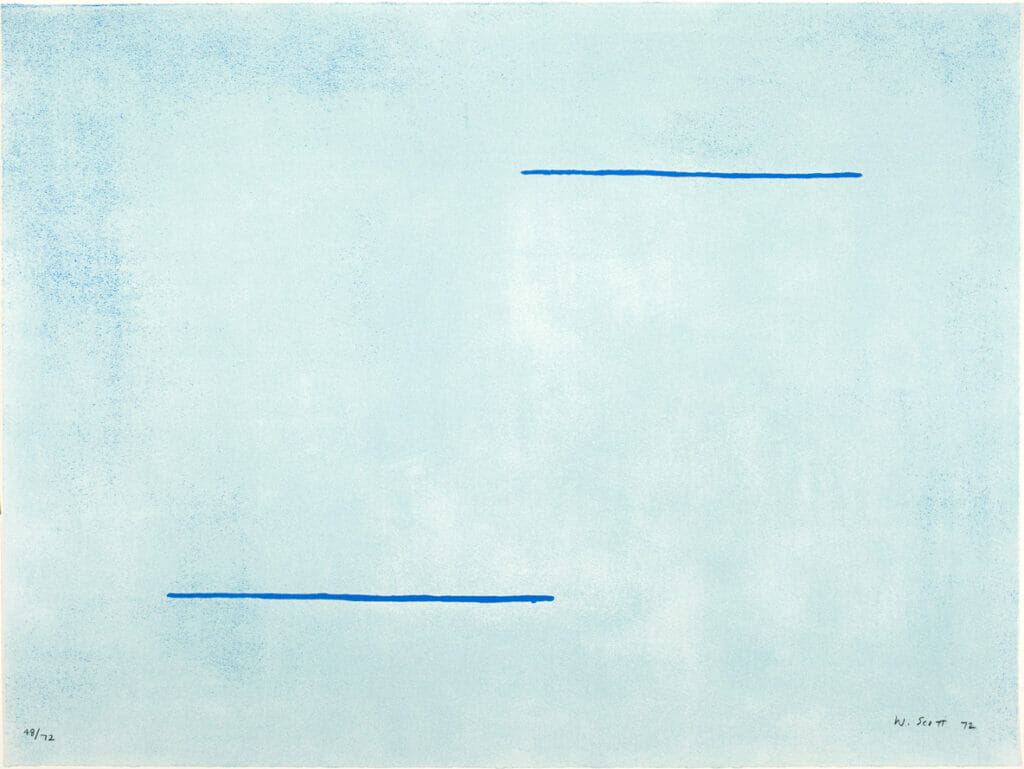 Blue Field. Artist: William Scott. Date: 1972. Medium: screenprint.