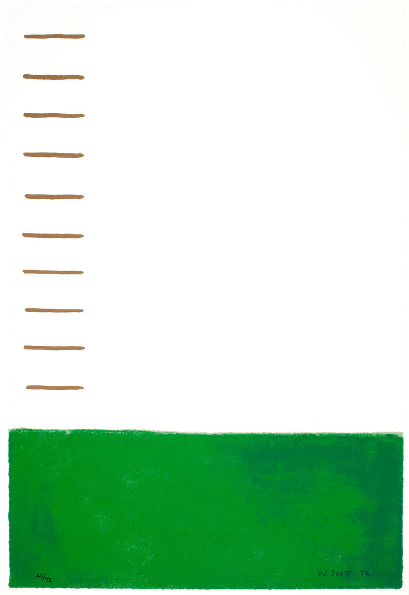 Estate Landscape. Artist: William Scott. Date: 1972. Medium: screenprint.