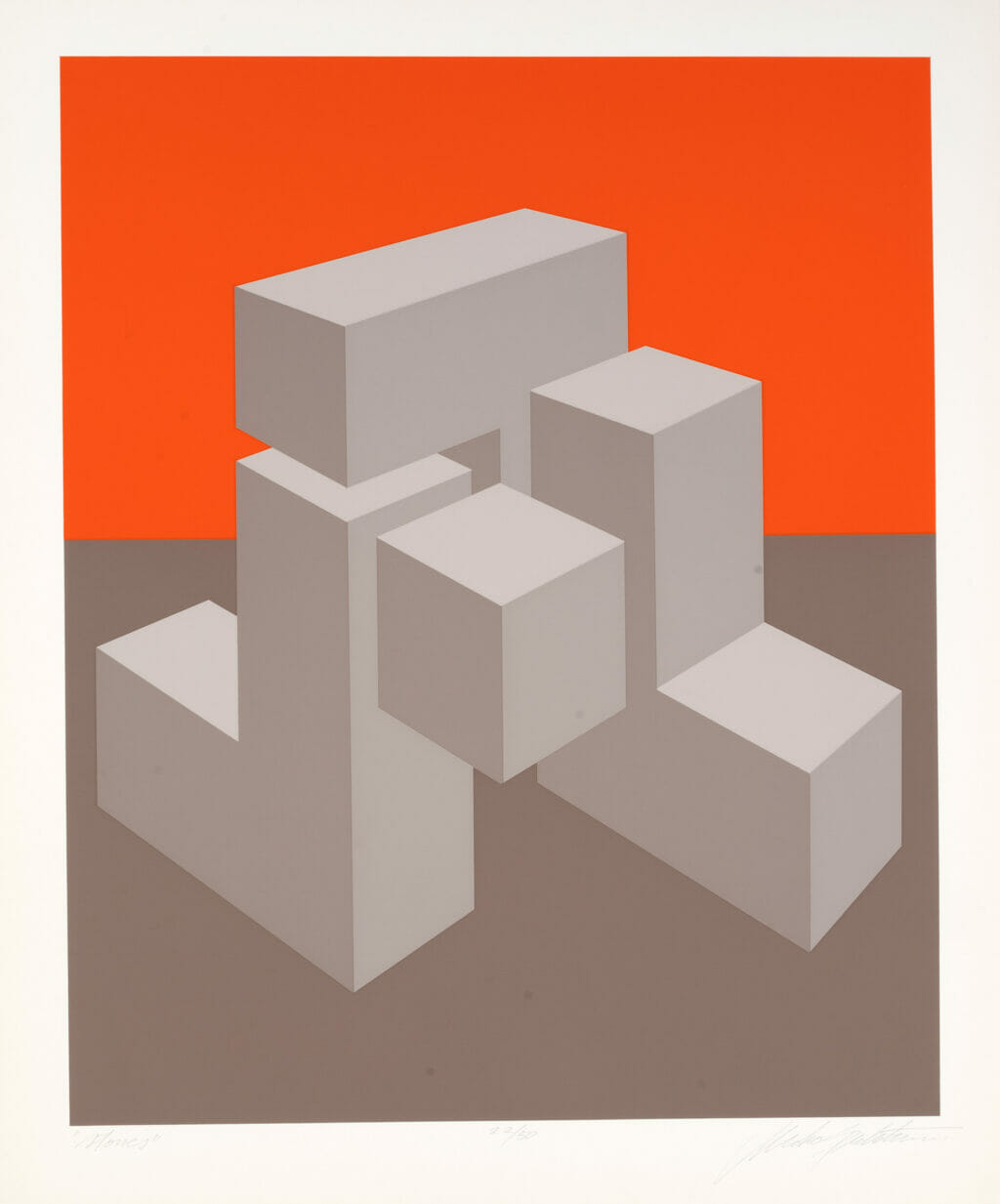 Stones. Artist: Marko Spalatin. Date: 1970. Medium: screenprint.