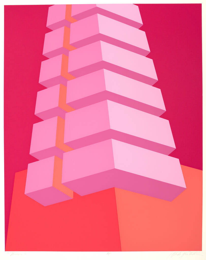 Tower. Artist: Marko Spalatin. Date: 1969. Medium: screenprint.