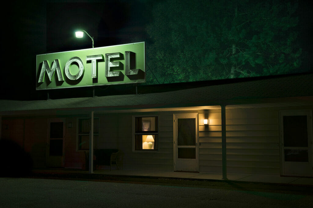 Untitled (Motel, Bloomer, Wisconsin). Artist: Suzanne Rose. Date: 2014. Medium: pigment print.