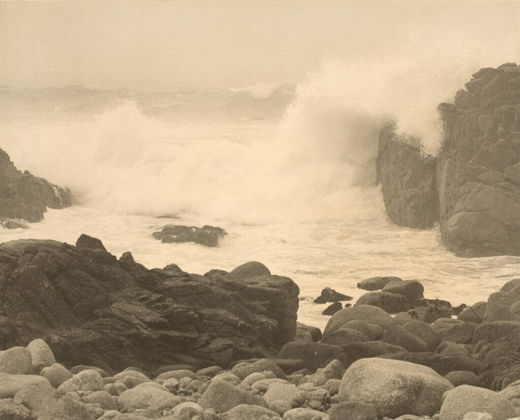 Rocky Shore. Artist: Warner Taylor. Medium: photograph.