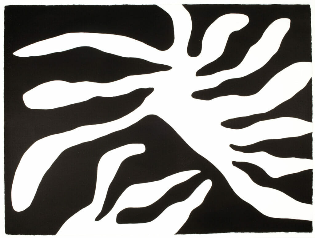 Black Leaf Form. Artist: William Turnbull. Date: 1967. Medium: lithograph.