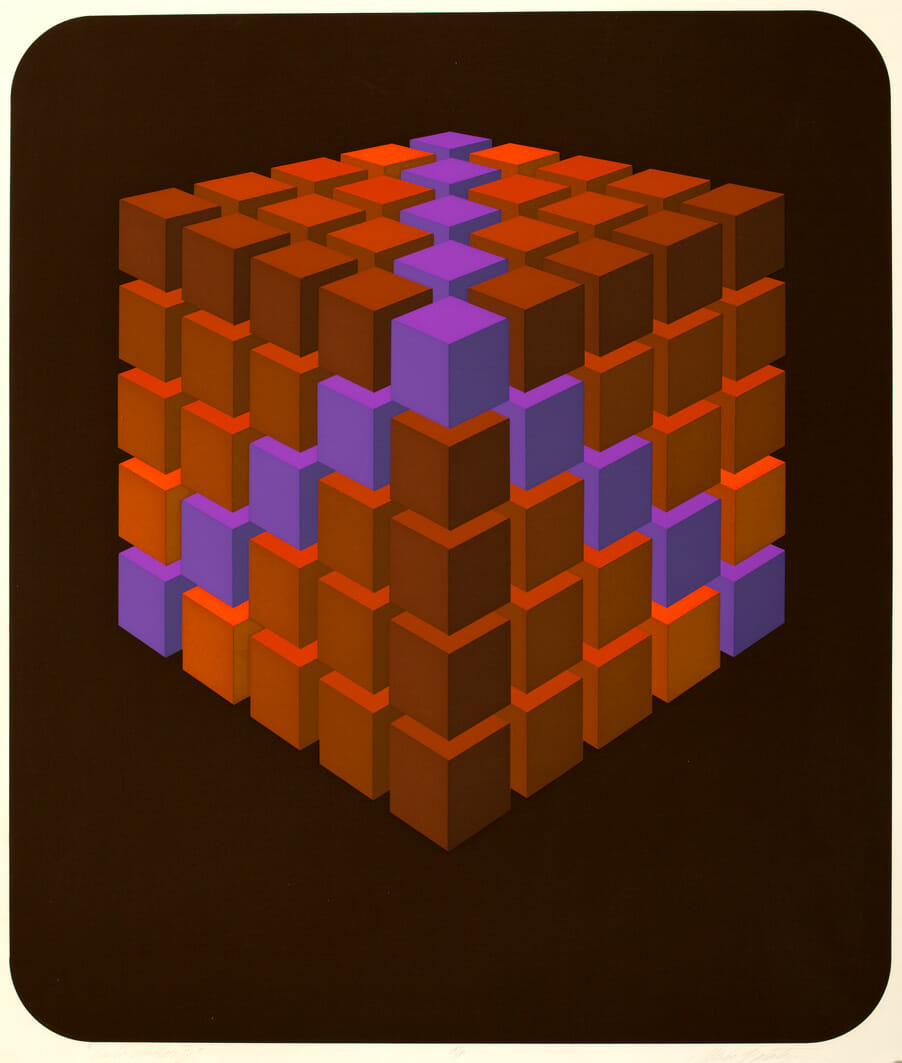 Module XX. Artist: Marko Spalatin. Date: 1973. Medium: screenprint.