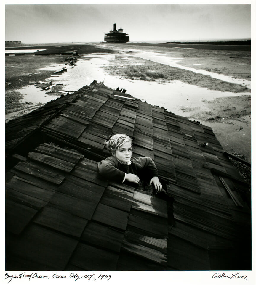 Boy in Flood Dream, Ocean City, N.J.. Artist: Arthur Tress. Date: 1969. Medium: gelatin silver print.