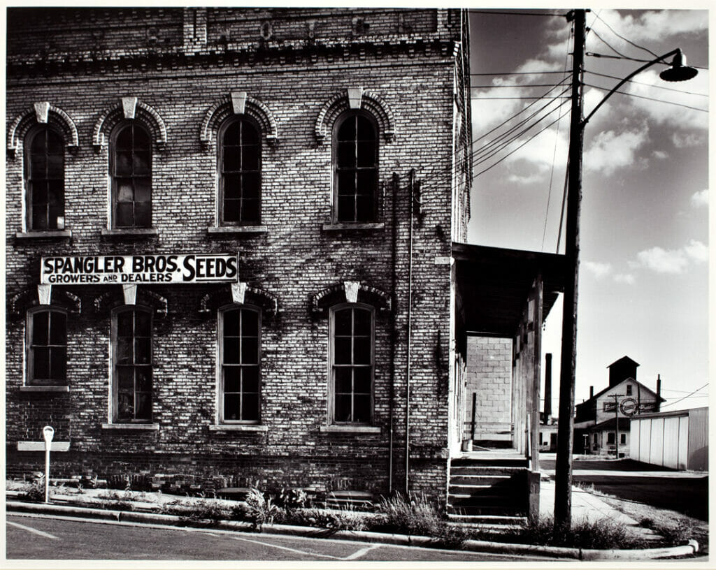 Seed Dealer’s Office, Jefferson. Artist: Paul Vanderbilt. Medium: gelatin silver print.