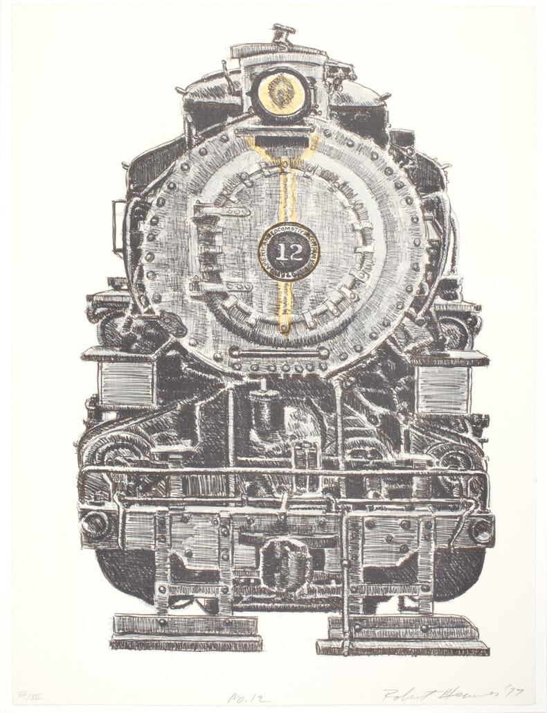 No. 12. Artist: John Robert Weaver. Date: 1977. Medium: lithograph.