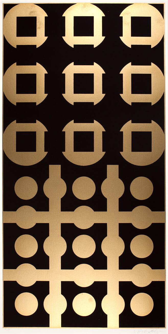 Procion. Artist: Victor Vasarely. Date: 1967. Medium: screenprint.